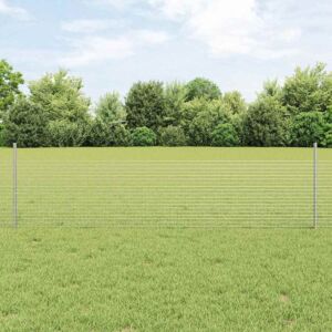 Pood24 keeratud traadi aed 22 U postiga Hõbedane 0.5x50 m teras