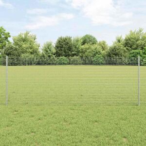 Pood24 Keevitatud Traaadiga Aed koos 22 U posti hõbedane 0.8x50 m teras