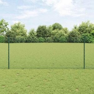 Pood24 Aed 2 komplekti Roheline Metall, Plast 25 x 1 m aed Vastupidav