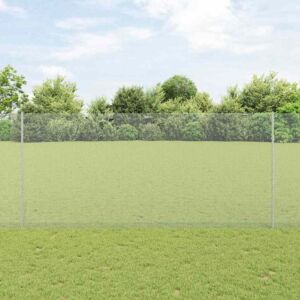 Pood24 Aed koos postidega Hõbedane 1.4 x 25 m Teras