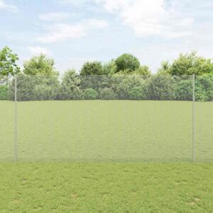 Pood24 Aed koos postidega Hõbedane 1.5 x 25 m Teras