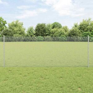 Pood24 Aed koos postidega Hõbedane 0.8 x 50 m Teras