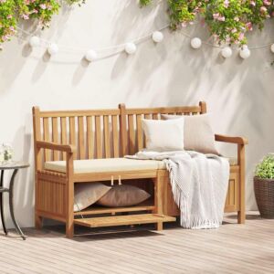 Pood24 Aia ladustamispink Pruun 150 x 60 x 90 cm Tugev tiikpuu