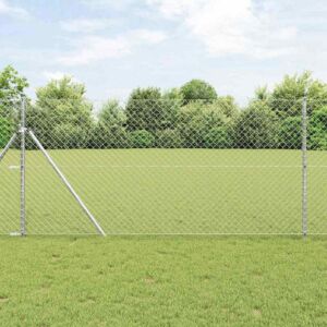 Pood24 Ahela Link Aed Hõbedane 10 x 1 m Galvaniseeritud teras