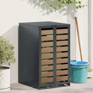 Pood24 Ratastega jäätmekasti hoidmine gaasi tõstetava kaanega 240L kastile