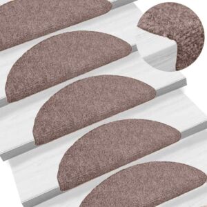Pood24 isekleepuvad trepimatid, 30 tk, 65 x 21 x 4 cm, helepruun, poolringikujulised, suured