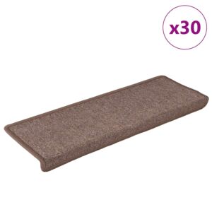Pood24 trepimatid 30 tk 65 x 21 x 4 cm pruunid ristkülikukujulised servad