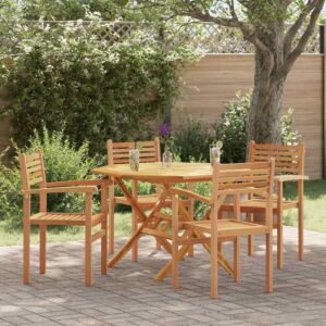 Pood24 Aiakohandavad toolid 4 pcs Pruun 55.5 x 55.5 x 90 cm