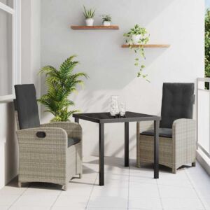 Pood24 Aia söögilaudade komplekt 3 pcs Helehall polürotang