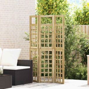 Pood24 Välisuse privaatsus-ekraan Pruun 120 x 180 cm Immutatud kuusk