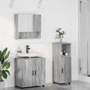 Pood24 Vannitoa mööbleset 3 pcs Hall Sonoma 61 x 35 x 64 cm Tehispuit