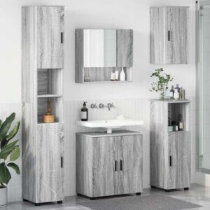Pood24 Vannitoa mööbleset 5 pcs Hall Sonoma 61 x 35 x 64 cm Tehispuit