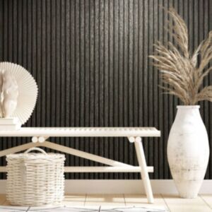 Noordwand tapeet "Botanica Wooden Slats", must ja hall