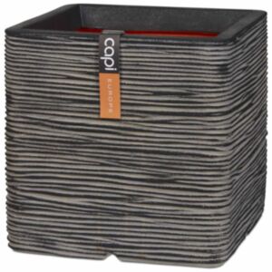 Capi taimekast "Nature Rib" kandiline 30 x 30 cm antratsiithall