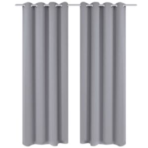 Pood24 pimendav kardin metallöösidega 270 x 245 cm, hall