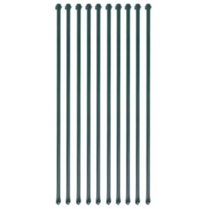 Pood24 aiapostid 10 tk, 1 m, metallist, roheline