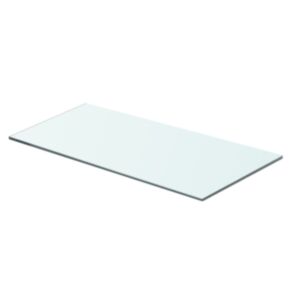 Pood24i klaasist riiuliplaat 60 x 25 cm läbipaistev