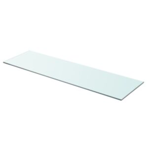 Pood24i klaasist riiuliplaat 90 x 25 cm läbipaistev