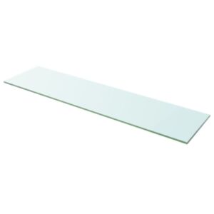 Pood24i klaasist riiuliplaat 100 x 25 cm läbipaistev