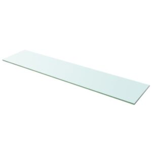 Pood24i klaasist riiuliplaat 110 x 25 cm läbipaistev