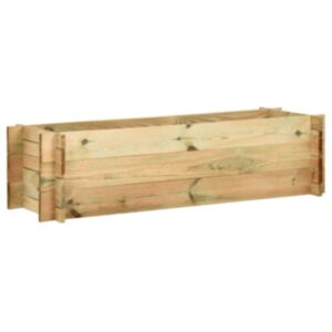 Pood24 köögiviljapeenar, immutatud männipuit, 120 cm