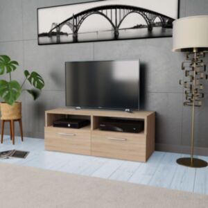 POOD24 Тумба под ТВ, ДСП 95 x 35 x 36 см, дуб
