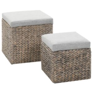 Pood24 otomanikomplekt, 2 tk, mererohust, hall