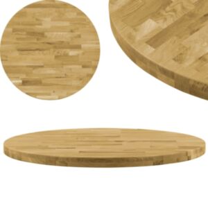 Pood24 lauaplaat tammepuidust, ümmargune, 44 mm, 400 mm