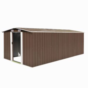 Pood24 aiakuur 257 x 497 x 178 cm metallist, pruun
