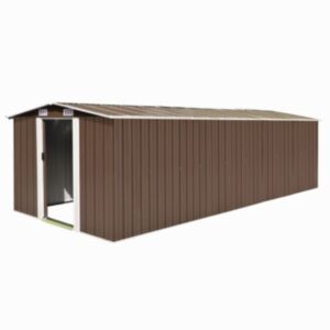 Pood24 aiakuur 257 x 597 x 178 cm metallist, pruun