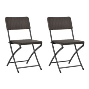 Pood24 kokkupandavad aiatoolid 2 tk HDPE  ja teras, pruun