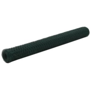 POOD24 проволочная сетка садовая, сталь с ПВХ покрытием, 25 x 1,2 м, зеленая