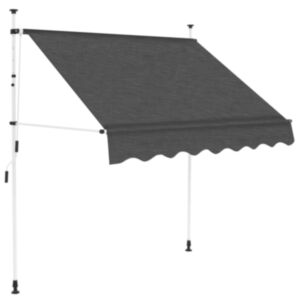 Pood24 käsitsi kokkupandav varikatus, 200 cm, antratsiit