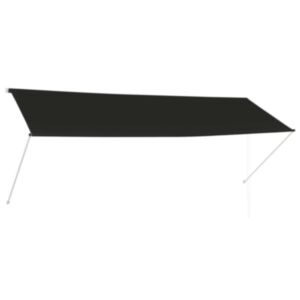 Pood24 kokkupandav varikatus, 350 x 150 cm, antratsiit