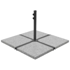 Pood24 vihmavarju raskusplaat, graniit, 25 kg, kandiline, hall