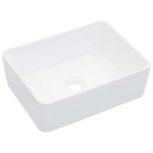 Pood24 valamu, 40 x 30 x 13 cm, keraamiline, valge