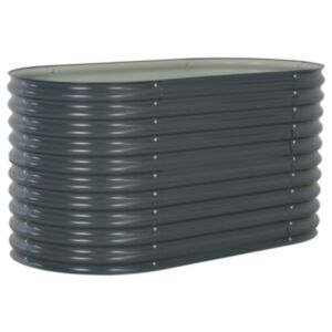 Коробка для растений POOD24, оцинкованная сталь, 160 x 80 x 81 см, серый