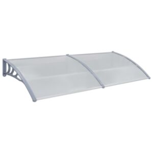 Pood24 ukse varikatus, hall, 200 x 100 cm, plast