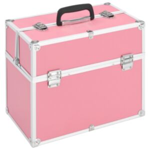 Pood24 jumestuskohver, 37 x 24 x 35 cm, roosa, alumiinium