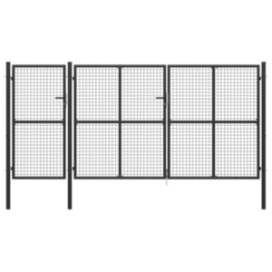 Pood24 aiavärav, teras, 400 x 150 cm, antratsiithall