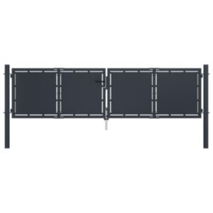 Pood24 aiavärav, teras, 300 x 100 cm, antratsiithall
