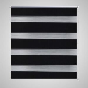Полосатая штора 120 x 175 см черная