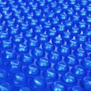 Pood24 ujuv ümar päikeseenergiat kasutav basseinikile, 455 cm, sinine