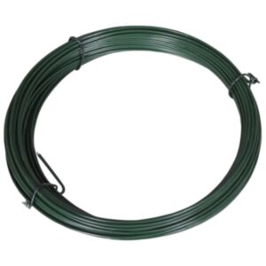 Pood24 võrkaia sidumistraat 25 m 1,4/2 mm, terasest, roheline