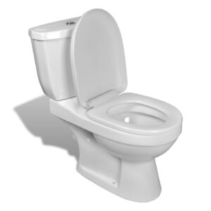 WC pott loputuskastiga valge