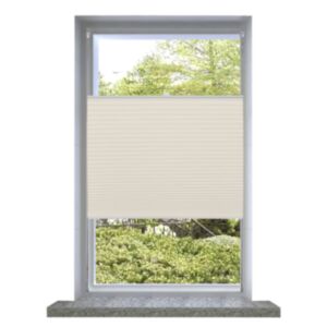 Plisseekardin 50 x 100 cm kreemjas 