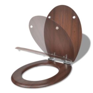 Pood24 WC prill-laud MDF, vaikselt sulguv, lihtne disain, pruun