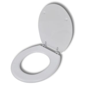 Pood24 WC prill-laud MDF, kõvalt sulguv, lihtne disain, valge