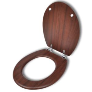 Pood24 WC prill-laud MDF, kõvalt sulguv, lihtne disain, pruun