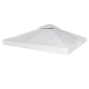 Pood24 varikatuse asenduskate 310 g / m², kreemjasvalge, 3 x 3 m  